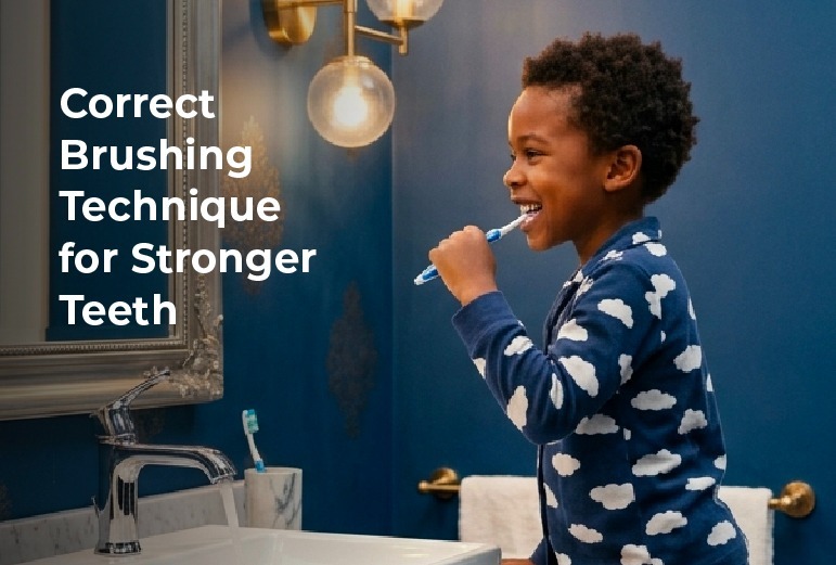 Correct Brushing Technique for Stronger Teeth